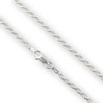 Corrente Cordão Baiano Grossa 45cm Curta Prata Original 925