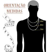 Corrente Cordão Colar 3 por 1 Grossa Masculino Aço Inox 316l Corrente Cordão Colar 3 por 1 Grossa Masculino Aço Inox 316l