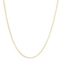 Corrente Cordão Colar Feminino 45cm Elo Português Ouro 18k