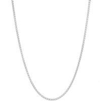 Corrente Cordão Colar Veneziana 60cm Em Prata 925 Italiana