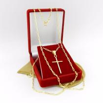 Corrente Cordão Com Pulseira Banhado a Ouro 18K Corrente Cordão Com Pulseira Banhado a Ouro 18K