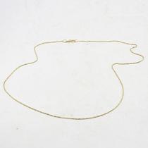 Corrente Cordão Elo Veneziano Em Ouro 18k Maciço 40 Cm