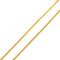 Corrente Cordão Feminino Em Ouro 18k Veneziana 0,90mm