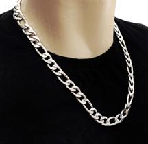 Corrente Cordão Grossa 12mm Masculina Aço Inoxidavel 60cm Prata Corrente Cordão Grossa 12mm Masculina Aço Inoxidavel 60cm Prata