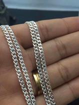 Corrente Cordão Grumet 50 Cm Prata Legítima 925