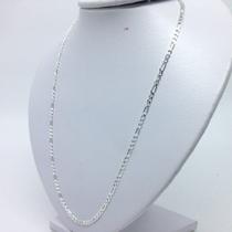 Corrente Cordão Italiano 3 Em 1 X 70cm 3mm Em Prata 925