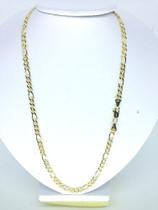 Corrente Cordáo Masculina 3 Em 1 60cm 5mm Folheado Ouro 18k