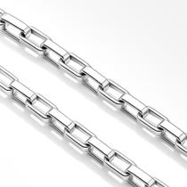 Corrente Cordão Masculina Prata Maciça 925 50cm Bloco