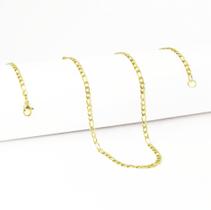 Corrente Cordão Masculino 3x1 Ouro 18k 60cm Banhado Corrente Cordão Masculino 3x1 Ouro 18k 60cm Banhado