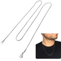 Corrente Cordão Masculino 60Cm Minimalista Fio Rabo Rato