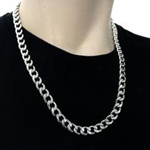 Corrente Cordão Masculino Grumet 10mm Grossa Aço Inoxidavel Corrente Cordão Masculino Grumet 10mm Grossa Aço Inoxidavel