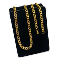 Corrente Cordão Masculino Grumet 6mm Banhado a Ouro 18K Corrente Cordão Masculino Grumet 6mm Banhado a Ouro 18K