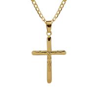 Corrente Cordão Masculino Grumet 70Cm + Pingente Crucifixo Corrente Cordão Masculino Grumet 70Cm + Pingente Crucifixo