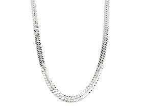 Corrente Cordão Masculino Grumet Dupla 10mm x 70cm De Prata 925 Maciça Fecho Gaveta Corrente Cordão Masculino Grumet Dupla 10mm x 70cm De Prata 925 Maciça Fecho Gaveta