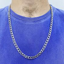 Corrente Cordão Masculino Grumet Italiana 70 Aço Inox Prata