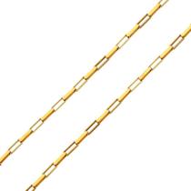 Corrente Cordão Masculino Maciço Ouro 18k 70cm Diamantado