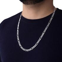 Corrente Cordão Masculino Modelo 3x1 De Prata 925 Italiana 60cm Maciça 5mm Corrente Cordão Masculino Modelo 3x1 De Prata 925 Italiana 60cm Maciça 5mm