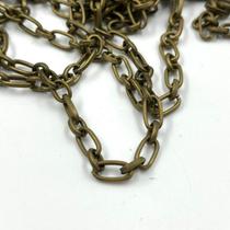 Corrente Cordão Metal Ouro Velho 1 Metro Artesanato biju