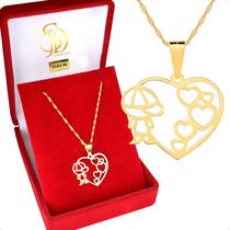 Corrente Cordão Ouro 18k E Pingente Menino