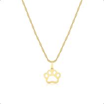 Corrente Cordão Ouro 18k E Pingente Patinha Corrente Cordão Ouro 18k E Pingente Patinha