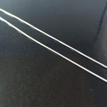 Corrente Cordão Prata Maciça 925 Veneziana Fina 60 Cm Corrente Cordão Prata Maciça 925 Veneziana Fina 60 Cm