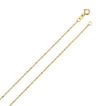 Corrente Cordão Singapura Com Pingente Menino Filho Zircônias Ouro 18k 45 cm Corrente Cordão Singapura Com Pingente Menino Filho Zircônias Ouro 18k 45 cm