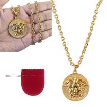 Corrente Cordão Trançado Aço Dourado Banhado A Ouro 18K +