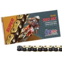Corrente CZ Chains MX Gold 520 S/ Retentor118 Elos Corrente CZ Chains MX Gold 520 S/ Retentor118 Elos