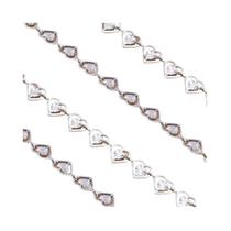 Corrente De Aço Inoxidável Dourada Em Forma De Coração Oco Para DIY, Acessórios Para Confecção De