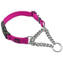 Corrente de aço inoxidável Martingale Collar Max and Neo, grande, rosa