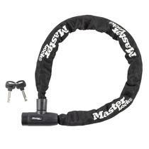 Corrente de aço temperado Lock Master Lock de 0,9 m com fechadura com chave Corrente de aço temperado Lock Master Lock de 0,9 m com fechadura com chave