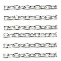 Corrente de alumínio 15 mm níquel metro Corrente de alumínio 15 mm níquel metro