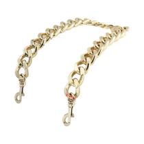 Corrente De Alumínio Metálico De 39-60-100cm Para Substituição De Alça De Bolsa Mensageiro DIY