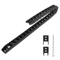 Corrente de arrasto de cabo Lmioetool R18 10 mm x 15 mm preta 1 m
