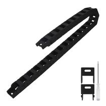 Corrente de arrasto Limoetool R45 20 mm x 30 mm Plástico preto 1 m