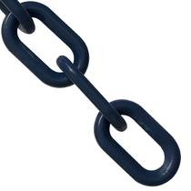 Corrente de barreira de plástico Mr. Chain Cobalt Blue 2 polegadas 50 pés