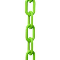 Corrente de barreira de plástico Mr. Chain Safety Green 2 polegadas 30m