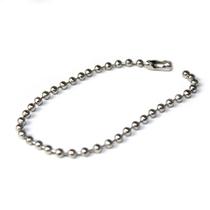 Corrente De Bolinha 12cm Para Chaveiros Diversos Tags Prata Com 150 Peças