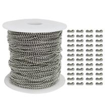 corrente de bolinha 2mm prata 40 metros com fecho canoa