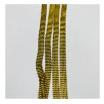 Corrente de Bolinha Dourado 8mm 2un 1 metro Metal Cordão Bijuteria 54g Corrente de Bolinha Dourado 8mm 2un 1 metro Metal Cordão Bijuteria 54g