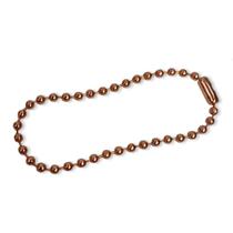 Corrente De Bolinha Rosê Para Chaveiro 12cm C/ Canoa 100 Uni Corrente De Bolinha Rosê Para Chaveiro 12cm C/ Canoa 100 Uni