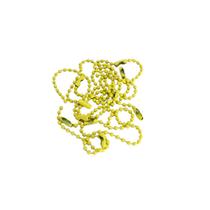 Corrente de Bolinha Tag Amarelo 2,5mmx10cm Marpax 50un Corrente de Bolinha Tag Amarelo 2,5mmx10cm Marpax 50un
