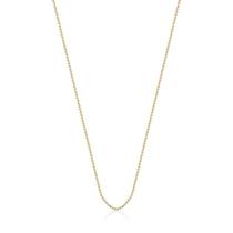 Corrente de Bolinhas Lisa Banhada a Ouro 50cm