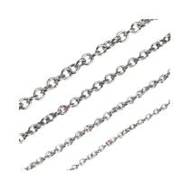 Corrente De Cabo Em Aço Inoxidável Cor Prata Em Forma De O 10M Para Fazer Pulseiras E Colares DIY Corrente De Cabo Em Aço Inoxidável Cor Prata Em Forma De O 10M Para Fazer Pulseiras E Colares DIY