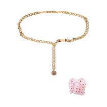 Corrente De Cintura Feminina Dourada HERSHINE Com Bolsa De Presente Incluída Para Vestidos De Festa