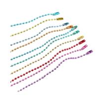 Corrente De Contas Eletroforéticas Brilhantes De 12cm Para Acessórios De Joias DIY, 10, 20, 40, 60 Corrente De Contas Eletroforéticas Brilhantes De 12cm Para Acessórios De Joias DIY, 10, 20, 40, 60