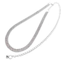 Corrente De Cristal De Strass Feminina Embelezada Cinto De Faixa De Casamento Elegante Cinto De Corrente De Cristal De Strass Feminina Embelezada Cinto De Faixa De Casamento Elegante Cinto De