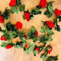 Corrente De Flores Artificiais Trepadeira de Flor Florzinhas Decoração Casa Quarto