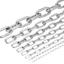 Corrente de metal Chain Link 304 em aço inoxidável de 5 pés para serviços pesados