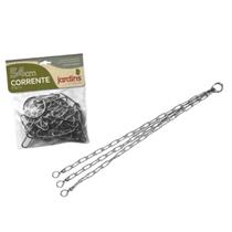 Corrente de Metal Encartelada Preta (54cm) NUTRIPLAN Corrente de Metal Encartelada Preta (54cm) NUTRIPLAN